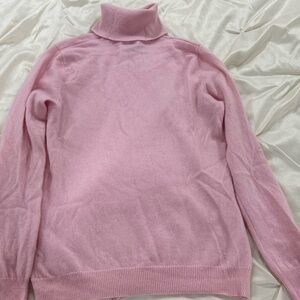 Pink 100% Cashmere Sweater